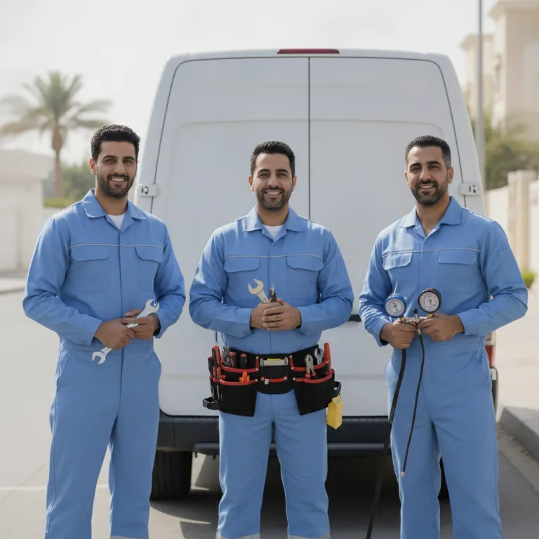 إصلاح مضخة حرارية فريق في مردف